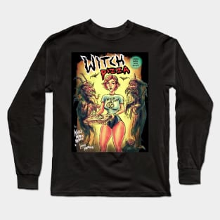 Witch Pizza Long Sleeve T-Shirt